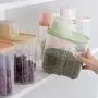 Food Storage Tank,Airtight Food Storage Container Set With Scale Cover,Cereal Storage Containers Airtight Set Food Grade PP,Good Sealing,Easy To Clean,4set-2.5L