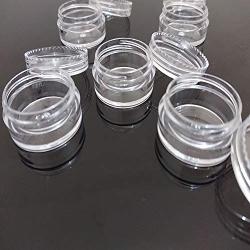 Goiio 5Gram/ 5ML Plastic Pot Jars, Cosmetic Containers, Samples Container(110 Pcs)