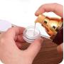 50PCS Clear Empty Refillable Plastic Cosmetic Jars Makeup Cream Lotion Eyeshadow Traveling Packing Bottles Lip Balm Storage Holder Container DIY Beauty Tools(10g/0.34oz)
