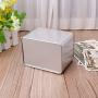 Milue Tinplate Storage Box Case Organizer With Bamboo Lid For Money Coin Candy Key (Large)
