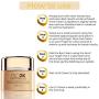 GLO24K Eye Cream with 24k Gold, Hyaluronic Acid, Rosehip Oil, and Vitamins. Minimizes wrinkles and fine-lines around the eyes.