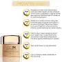 Crème Yeux GLO24K avec Or 24 Carats, Acide Hyaluronique, Huile de Rose Musquée et Vitamines. Minimise les rides et ridules autour des yeux. Crème Yeux GLO24K avec Or 24 Carats, Acide Hyaluronique, Huile de Rose Musquée et Vitamines. Minimise les rides et ridules autour des yeux.