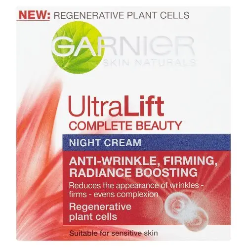 Garnier UltraLift Nachtcreme 50ml – Deutsche Übersetzung:

Garnier UltraLift Nachtcreme 50 ml