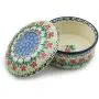 Polish Pottery Jar with Lid 5-inch Maraschino made by Ceramika Artystyczna Polish Pottery Jar with Lid 5-inch Maraschino made by Ceramika Artystyczna
