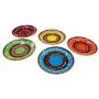 Cactus Canyon Ceramics Spanish Terracotta 5-Piece Small Dinner Plate Set (European Size), Multicolor Cactus Canyon Ceramics Spanish Terracotta 5-Piece Small Dinner Plate Set (European Size), Multicolor