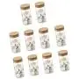 Bouteilles en verre transparent joyMerit, 12cm, avec bouchon en liège pour maison, cuisine, herbes, aliments, confitures, liquides, bocaux pour épices. Bouteilles en verre transparent joyMerit, 12cm, avec bouchon en liège pour maison, cuisine, herbes, aliments, confitures, liquides, bocaux pour épices.