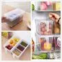 MAYROUND Airtight Food Storage Containers Sets,Cosmetics Cabinet Desktop Storage Containers with Lids for Rice Food Fruit Eggs Snacks Cosmetics in Bedroom, Dining Room, Kitchen 2 Pieces/Set
