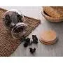 Glasbehälter Cupwind mit Dichtung und Holz/Bambusdeckel – Klare Glasbehälter für Tee, Kaffee, Gewürze (Z-970ml)