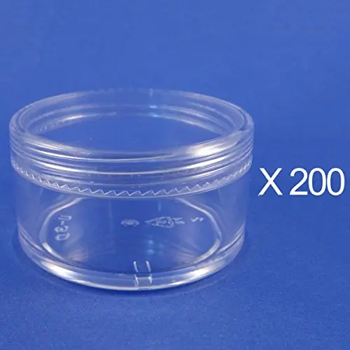 200er Pack Transparent Kosmetikbehälter, 30g Kunststoffschale