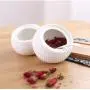 WEIWEI Spice Jars Box,Kitchen Ceramic Condiment Storage Container and Bamboo Pallet Three-Piece Set WEIWEI Spice Jars Box,Kitchen Ceramic Condiment Storage Container and Bamboo Pallet Three-Piece Set