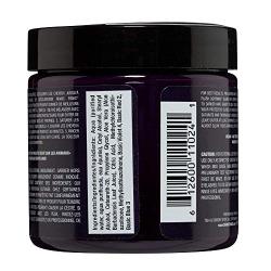 Manic Panic Purple Haze Hair Dye - Classic High Voltage - Semi Permanent Hair Color - Warm, Dark Purple Shade - For Dark & Light Hair - Vegan, PPD & Ammonia Free - For Coloring Hair on Women & Men