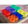 Portion Control Containers - Double Set with Lids - 14 pieces - Perfect use for 21 Day Challenge and Meal Prep - For Weight Loss and Diet Program