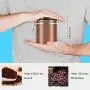 Edelstahl Kaffeebestellern, 1,5 L, 304, luftdicht, Goldfarben