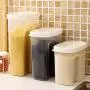 Bocal de Rangement Alimentaire Maison, Organiseur de Cuisine, Boîte de Rangement en Plastique Alimentaire, 2 Pièces (1,8L)