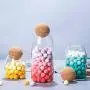 Bocal en verre borosilicate résistant au plomb, 1 pièce, 500 ml – Idéal pour le thé, le café, les grains, les biscuits, la farine, les bonbons, les épices.