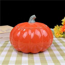 FUYU Pumpkin Ceramic Seal Cans Food Storage Jar Snack Cans with Lid
