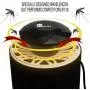Mückenfalle Insektenspender Lampe - Effektive Mücke, Fliegen, Mücken, Motten, Insekten – Integrierter 360° Ventilator UV-LED-Licht, USB-betriebene – Kindersicher, Nicht-toxisch, Geruchlos (Schwarz)