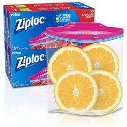 Ziploc Storage Bags, Gallon, 4 Pack, 30 ct (120 Total Bags)