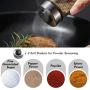 TNKML Rotary Spice Jar Storage Box Lead-Free Glass Seasoning Box Cruet With 360 ° Rotating Bracket Kitchen Supplies Spice Container