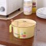 Kitchen Food Storage Jar Airtight Food Storage Kitchen Glass Jar Moisture-Proof Home Multi-Purpose Jam Bottle Cruet Plastic Seasoning Box