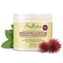 Shea Moisture Jamaican Black Castor Oil Strengthen/Grow and Restore Leave-in Conditioner, 16 Ounce