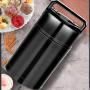 Vacuum Insulated Food Thermos,Micnaron Stainless Steel 33oz Food Jar,Free Thermos Thermal Soup Containers Handle Lid for Hot Food Wide Mouth,Durable Leak Proof Lunch Box with a Cloth Carry Bag