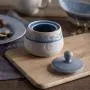 Creative type ceramic storage jars seasoning salt bottle sugar with lid Reserve box in the kitchen-A