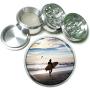 Surfer Beach Sunshine Water California Aluminum Tobacco Herb Spice Grinder