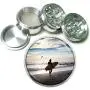 Surfer Beach Sunshine Water California Aluminum Tobacco Herb Spice Grinder