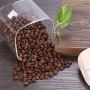 Glass Sealed Jars Cans With Bamboo Lid Tea Coffee Sugar Kitchen Storage Bulk Food Container Set Organization Square Jar 600ML