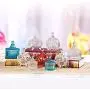 Glasbehälter & -gläser | Kreative transparente Schmuckschatulle, Hochzeitsschatulle mit Kristallhalter für Ringe, Ohrringe, Tank | von HUDITOOLS | 1 Stück