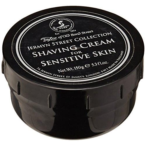 Taylor of Old Bond Street Jermyn Street Luxury Shaving Cream for Sensitive Skin, 5.3-Ounce