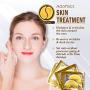 Adofect 30 Pairs Gold Eye Mask Power Crystal Gel Collagen Masks, Great For Anti Aging, Dark Circles & Puffiness