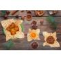 Garden Bloom Beeswax Food Wrap ? Sustainable Plastic Alternative Beeswax Wrap 3 Pack ? 1 Small, 1 Medium, 1 Large Organic Reusable Beeswax Food Wraps ? Washable & Biodegradable Food Stasher