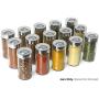 Sorbus 3 Tier Spice Rack Organizer with 15 Glass Bottle Spice Jars, Great for Countertops, Cabinet, Kitchen, Dining, Pantry Storage