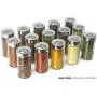 3-stufige Gewürzregal Organizer von Sorbus mit 15 Glas-Gewürzflaschen, ideal für Arbeitsflächen, Schränke, Küche, Esszimmer, Vorratskammer Aufbewahrung