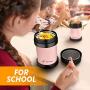 Small Thermos - Food Jar for Women, Men & Kids - Stainless Steel Thermo Lunch Box - Travel Metal Container - Hot Food, Soup (Baby-Pink)