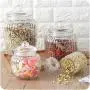 Kitchen Glass Sealed Jars Lid Storage Bottle Food Candy Tea Container Caning Sealing Household Storage Tool,350 Ml