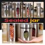 Glass Rubber Seal - Stainless Steel Visible Glass Sealed Cans Food Storage Jars Bottles