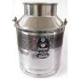 STAINLESS STEEL MILK OIL LIQUID STORAGE CAN JUG POT FOR DAIRY FARM 20 TWENTY LITERS