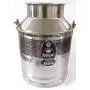 STAINLESS STEEL MILK OIL LIQUID STORAGE CAN JUG POT FOR DAIRY FARM 20 TWENTY LITERS
