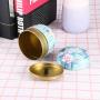 UPKOCH Vintage Candle Tin Jars Metal Candle Tin Candy Storage Containers for DIY Making Candles 6pcs