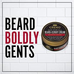 Cremo Reserve Blend Beard & Scruff Cream, Moisturizes, Styles and Reduces Beard Itch for All Lengths of Facial Hair, 4 Oz