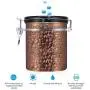 Edelstahl Kaffeebestellern, 1,5 L, 304, luftdicht, Goldfarben