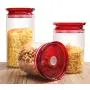 WANGLXST Food Storage Container Set, Storage Jar, Pantry Durable Seal Pot Cereal Storage Bottle Dry Foods Liquids Clear Container WANGLXST Food Storage Container Set, Storage Jar, Pantry Durable Seal Pot Cereal Storage Bottle Dry Foods Liquids Clear Container