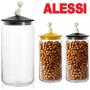 Alessi AMMI22 B Mio Jar Container, Black, Black