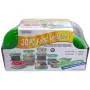 30 Piece Plastic Food Container Set - 15 Plastic Storage Containers with Green Lids 30 Piece Plastic Food Container Set - 15 Plastic Storage Containers with Green Lids
