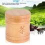 Tea Storage Holder Container,Portable Bamboo Lightweight Tea Jar Storage Holder Container Box Wood Bucket Small Can for Home Office Living room