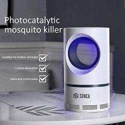 ckyuna Bug Zapper Electronic Mosquito Killer，Mosquito Traps，Insect Traps,USB Mosquito Lamp,LED Night Light for Home Bedroom Office(White)