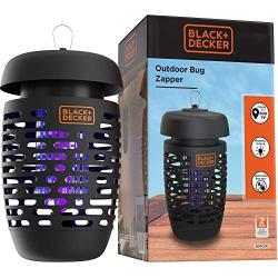 BLACK+DECKER Bug Zapper and Mosquito Repellent | Fly Trap Pest Control for All Insects, Including Flies, Gnats Indoor & Outdoor